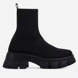 Sock Platform Boots