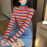 Knitted Rainbow Top