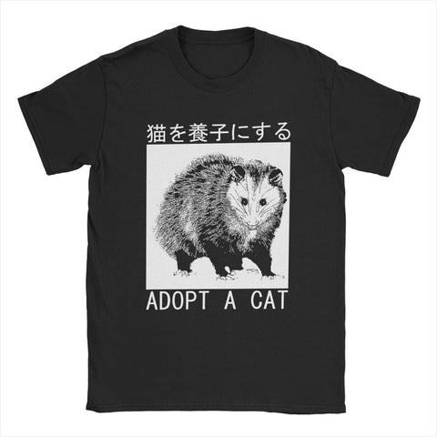 Adopt A Cat, Opossum Tee