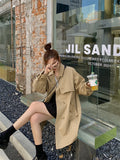 Safari Khaki Trench Coat
