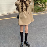 Safari Khaki Trench Coat