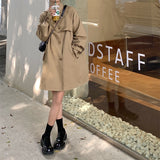Safari Khaki Trench Coat