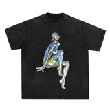 Hajime Sorayama Reclining Female Oversized Tee