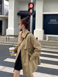 Safari Khaki Trench Coat