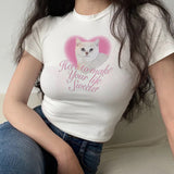 "Here To Make Your Life Sweeter" Cat Tee