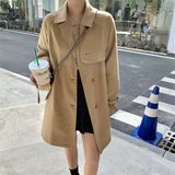 Safari Khaki Trench Coat