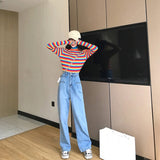 Knitted Rainbow Top