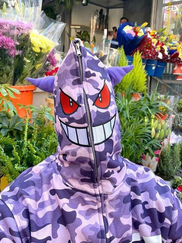 Gengar Zip Up Hoodie