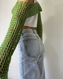 Knitted FIsherman Mesh Sleeves