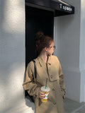 Safari Khaki Trench Coat