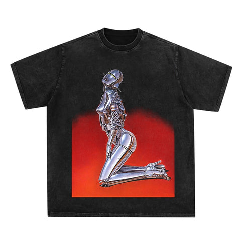 Hajime Sorayama Reclining Female Oversized Tee