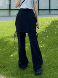 Wide Leg Skirt Trousers