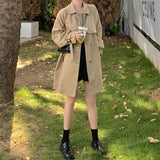 Safari Khaki Trench Coat