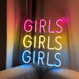 Girls Girls Girls Neon Light
