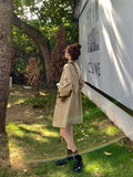 Safari Khaki Trench Coat