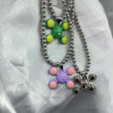 Bubble X Necklace