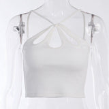 4 Way Ribbed Halter Top
