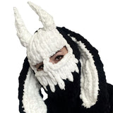 Knitted Devil Balaclava