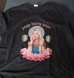 Paris Hilton 'Stop Being Poor' Tee