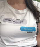 "Delete My Number" Tee