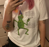 "Are You Ready To Meet God? Kermit" Tee