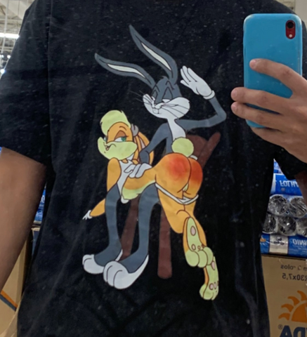Bugs and Lola Bunny Spanking Tee