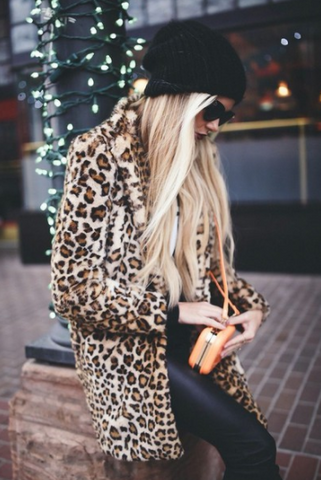 Leopard Print Coat