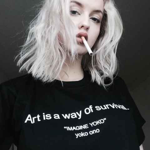 "Art Is A Way Of Survival" Tee