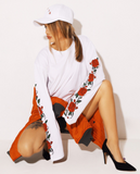 Rose Printed Long Sleeve Tee