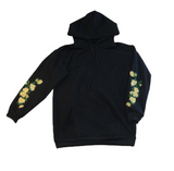 Floral Embroidered Oversized Hoodie