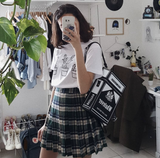 Harajuku Plaid Mini Skirt