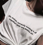 "Life Status" Tee