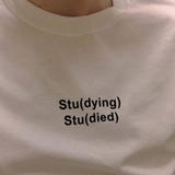 "Studying" Tee