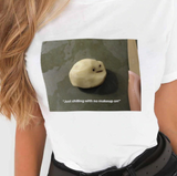 "Chillin With No Make Up On" Tee