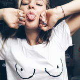 Hand Drawn "Boob" Tee