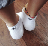 "Fuck Off" Ankle Socks