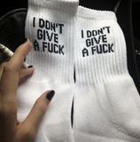 "IDGAF" Socks