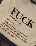 "Fuck" Definition Tee