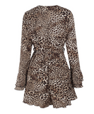 Leopard Wrap Dress