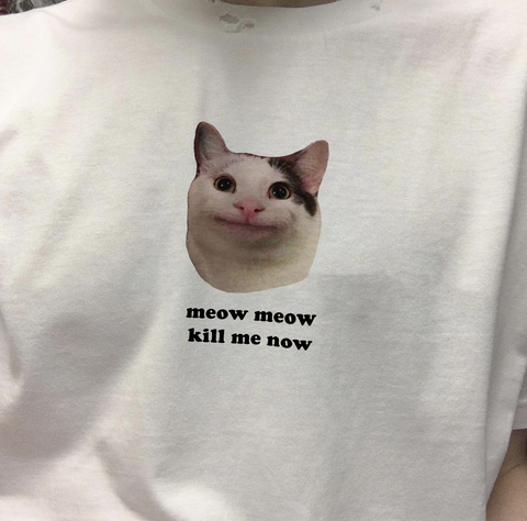 "Meow Meow Kill Me Now" Tee