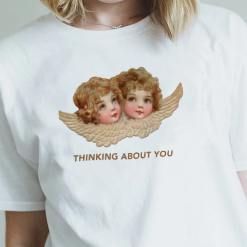 "Thinking About You" Angel Tee