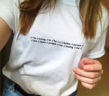"Testing me :)" Tee