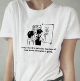 Use "y=mx+b" Tee