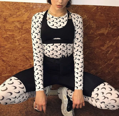 Half Moon Long Sleeve Top