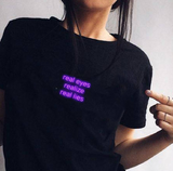 "Real Eyes Realize Real Lies" Tee
