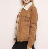 Corduroy Shearling Jacket