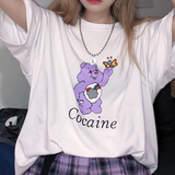 "Cocaine" Care Bear Tee