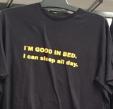 "Good In Bed" Tee