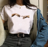 "Michelangelo Creation" Tee