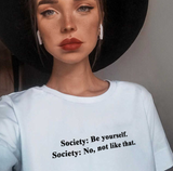 "Society" Tee